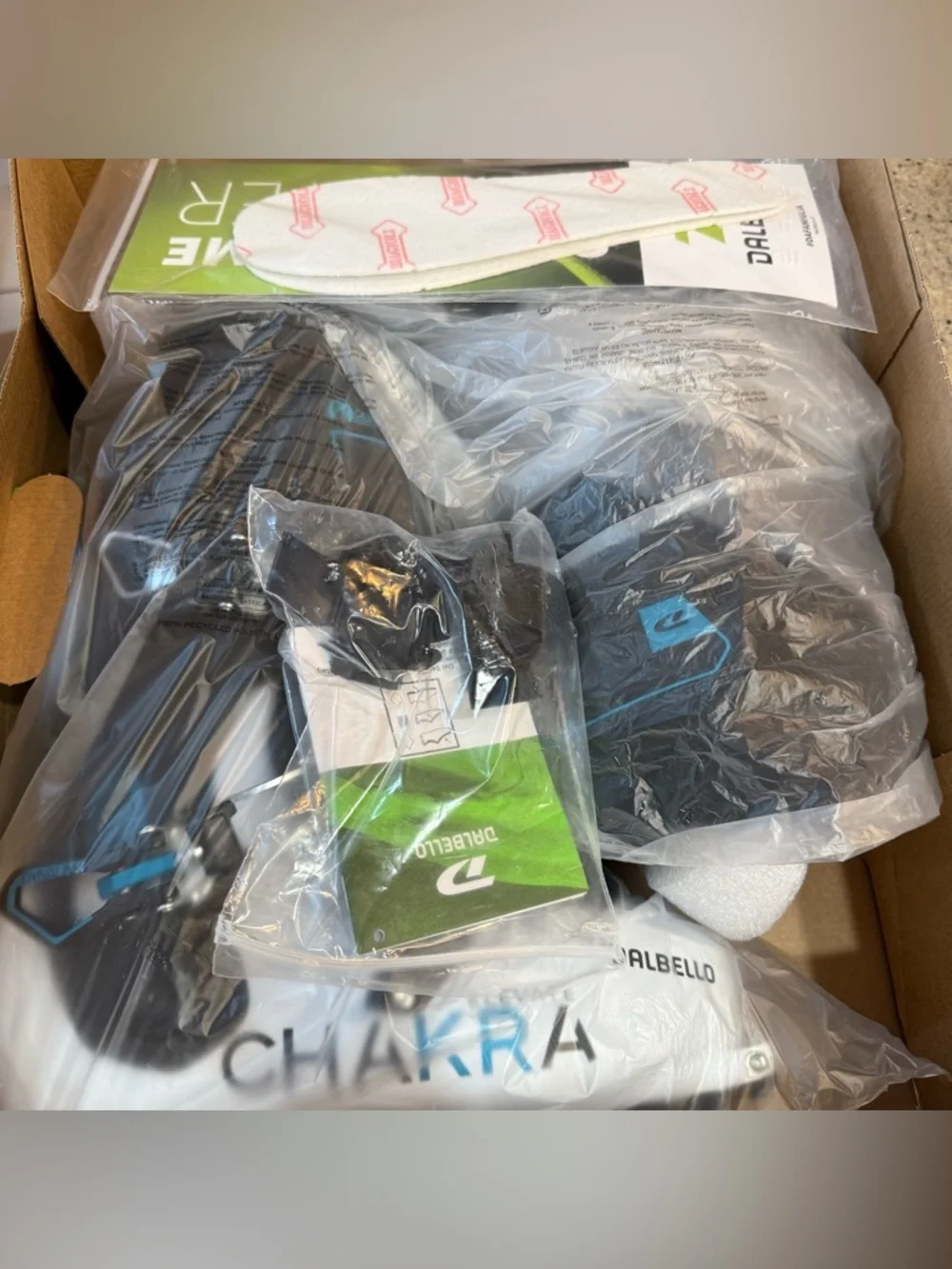 NWT DALBELLO Polar White & Black Chakra Elevate 115 T.I. ID Ski Boot